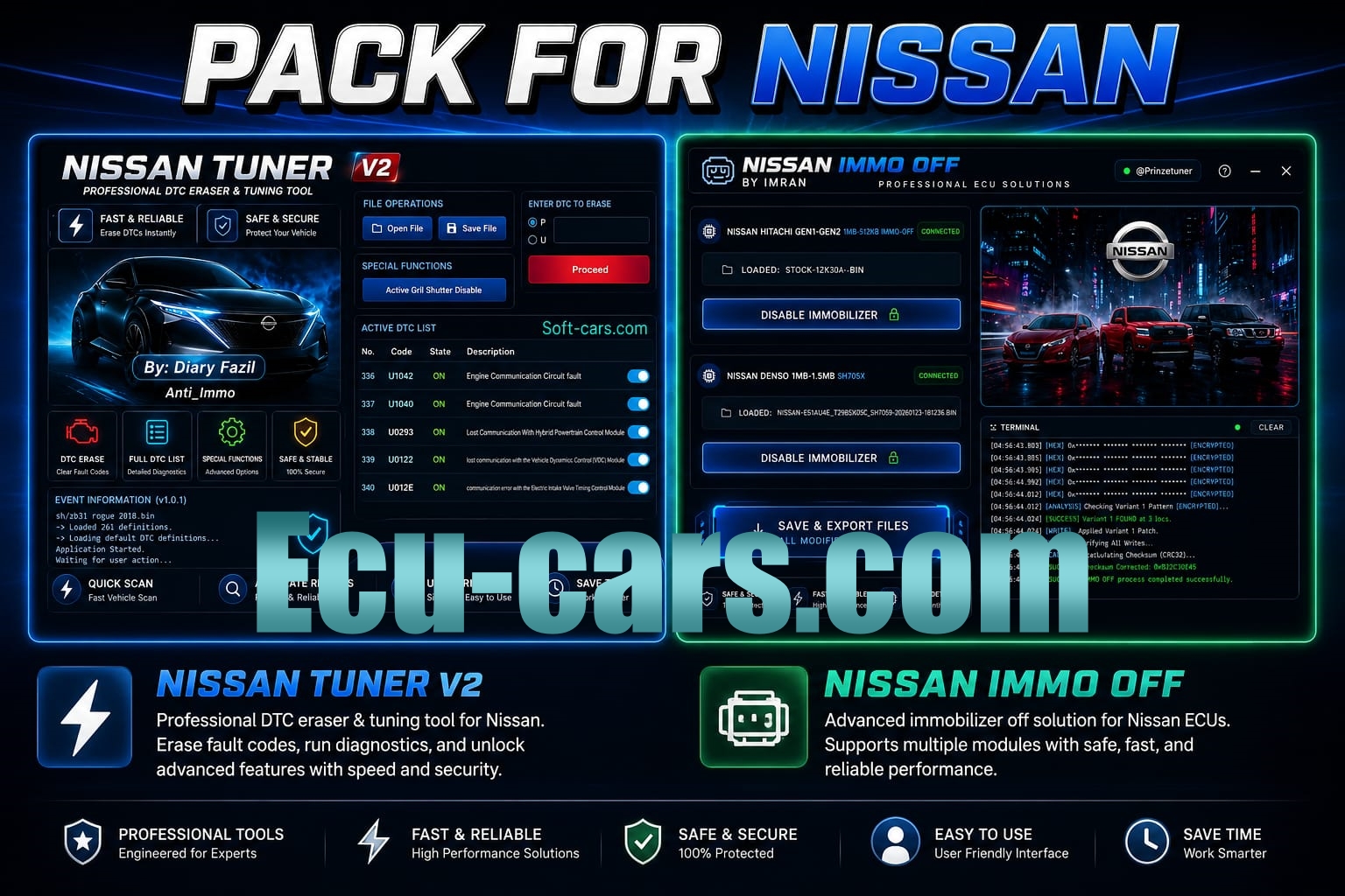 nissan pack 2 softwares